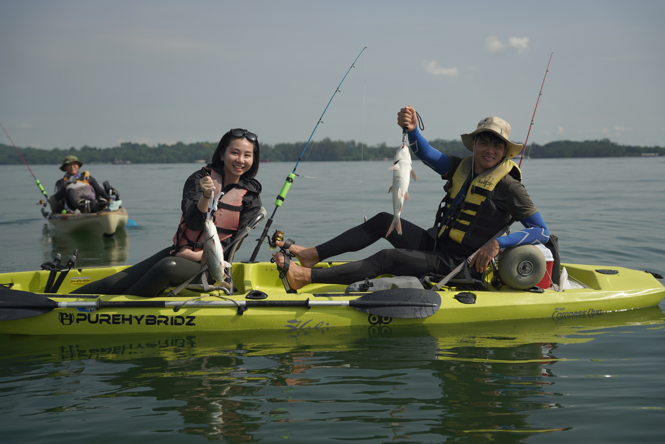 Guided Kayak Fishing Tour along Pulau Ubin - Purehybridz Kayak Fishing