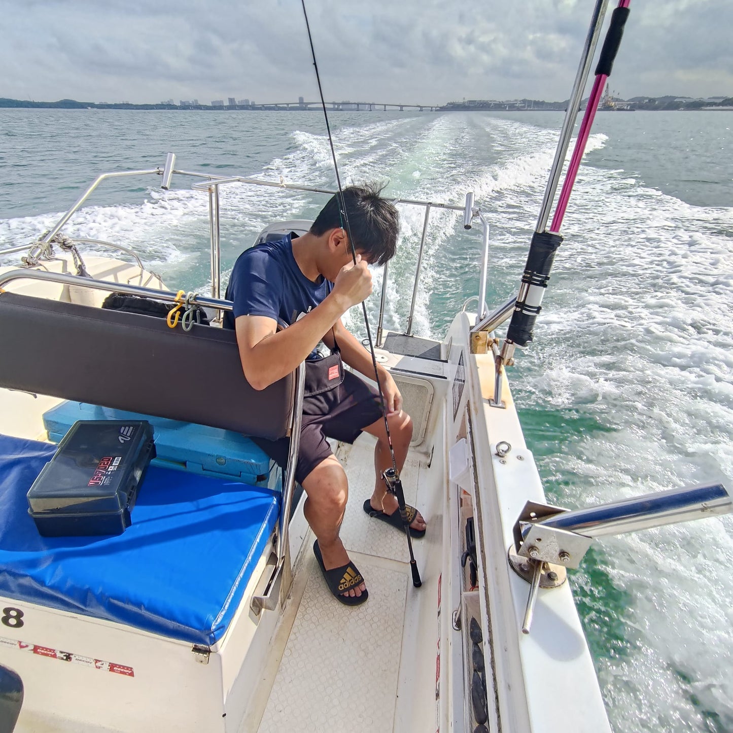 Private Boat Fishing Lesson at Tuas (Big Boat - Open Dated Ticket) - Purehybridz Kayak Fishing