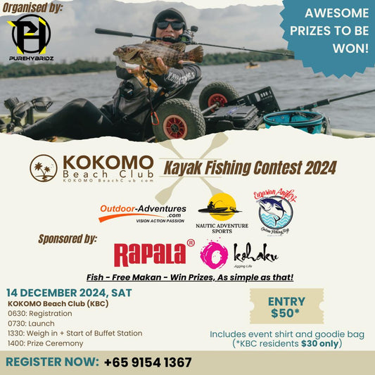 2024 Kokomo Kayak Fishing Contest (Event Ticket + Kayak Rental)