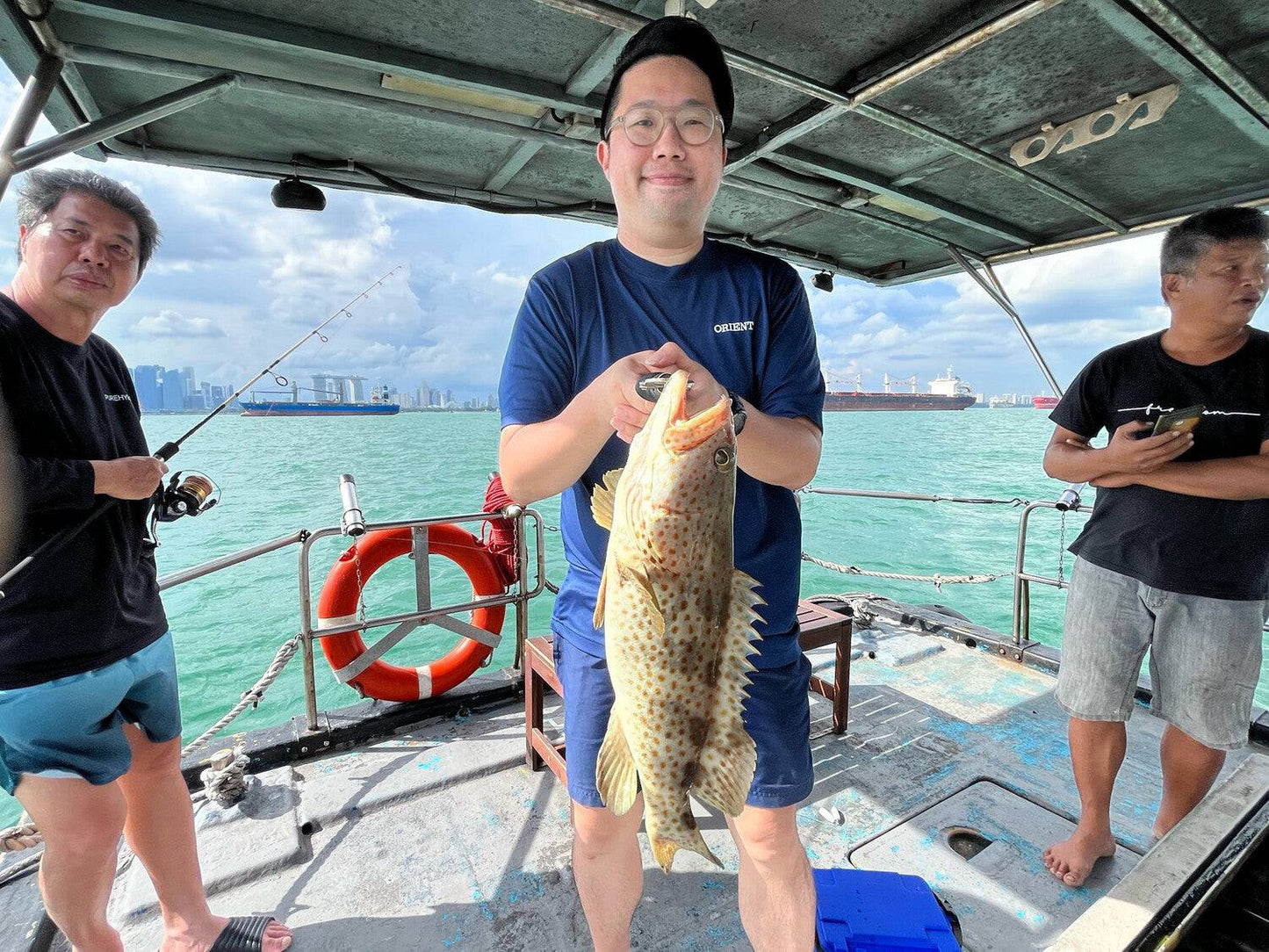 Private boat fishing lesson with BBQ on boat (open dated ticket)